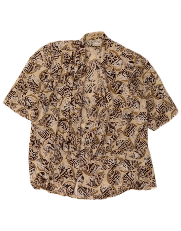 EVAN PICONE Top cardigan pentru femei US 8 Medium Green Animal Print