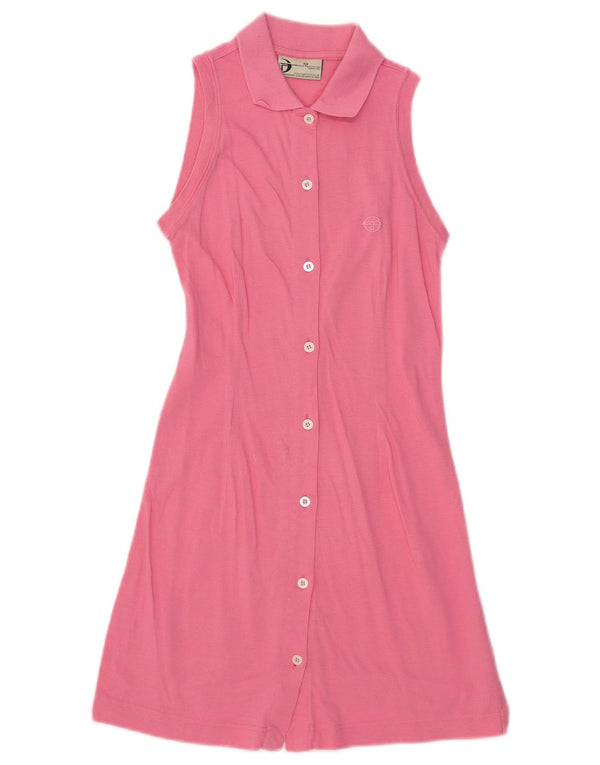 Rochie A-Line fără mâneci pentru femei Sergio Tacchini UK 4 XS roz
