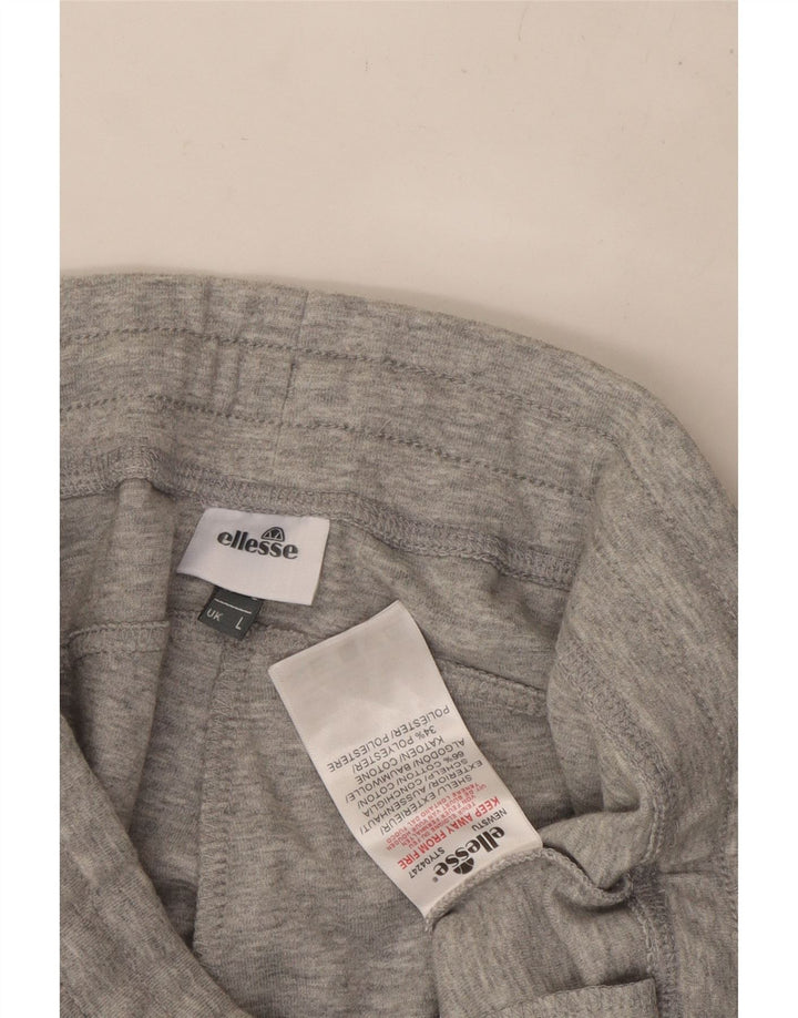 ELLESSE Pantaloni de trening pentru bărbați, bumbac gri mare