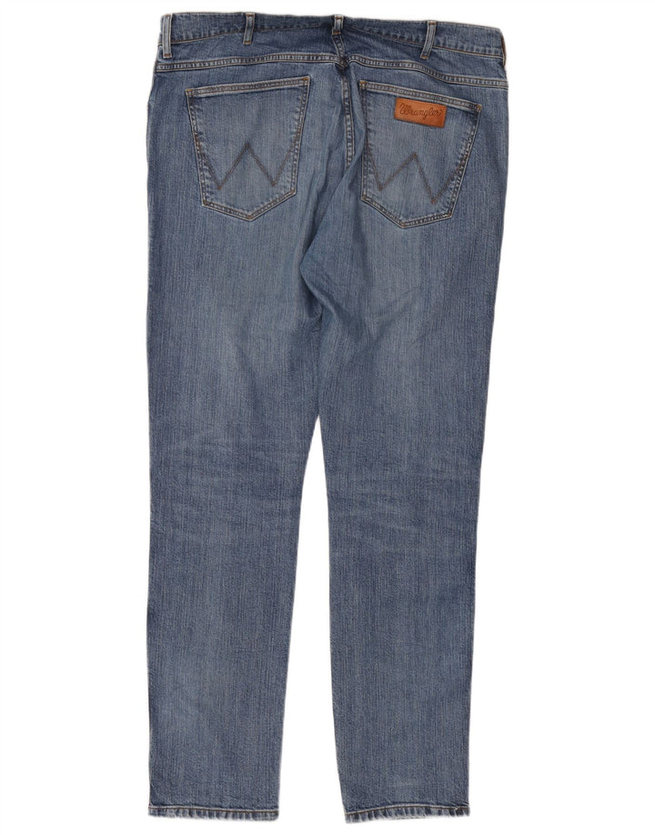 Blugi pentru bărbați Wrangler Larston Slim W38 L34 Bumbac albastru