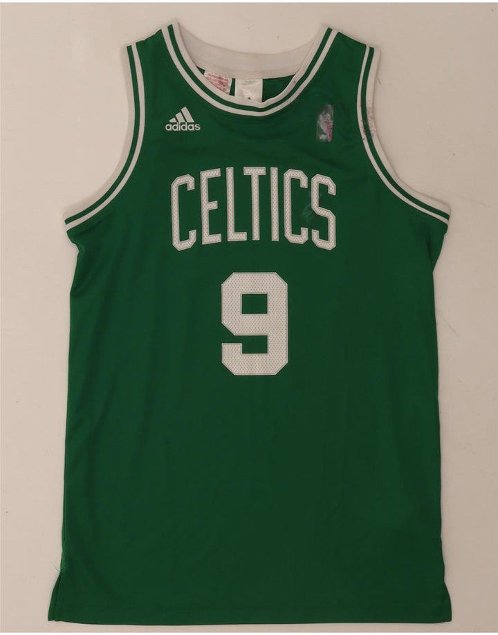 Adidas Celtics Graphic Vest Top 13-14 ani Poliester verde