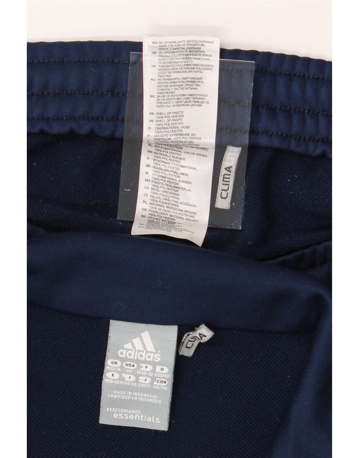 ADIDAS Womens Full Tracksuit UK 12/14 Medium  Navy Blue Polyester Vintage Adidas and Second-Hand Adidas from Messina Hembry 