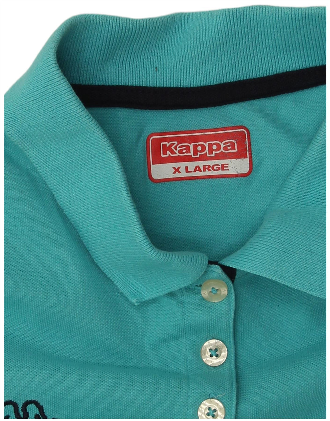 KAPPA Womens Polo Shirt UK 18 XL Blue