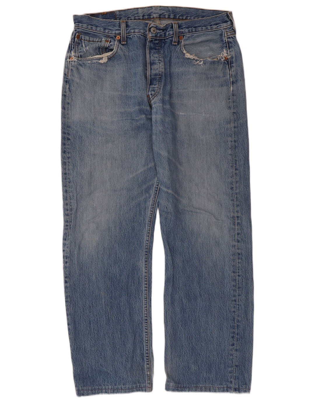 Blugi drepti pentru bărbați Levi's 501 W34 L27 Bumbac albastru