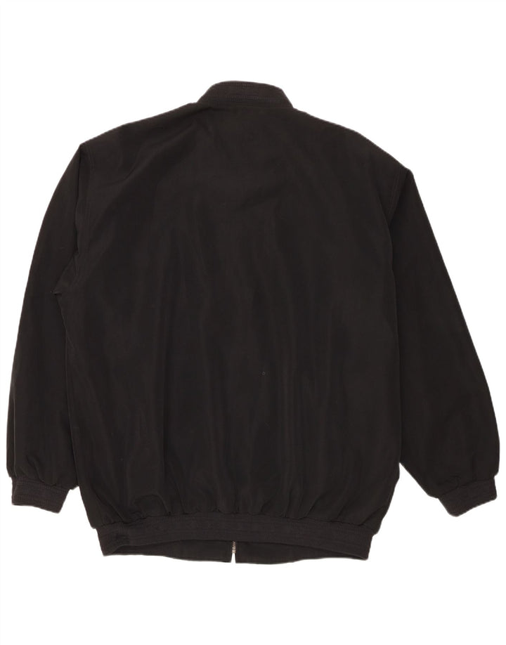 Bomber vintage pentru bărbați UK 44 2XL poliester negru