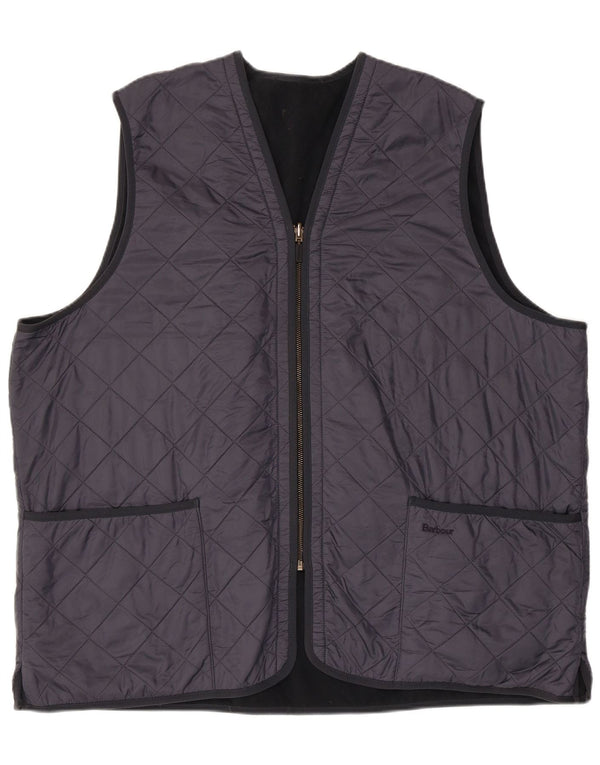 Gilet Barbour pentru bărbați cu captuseală matlasată UK 44 2XL Poliamidă bleumarin