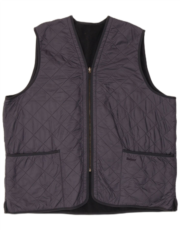 Gilet Barbour pentru bărbați cu captuseală matlasată UK 44 2XL Poliamidă bleumarin