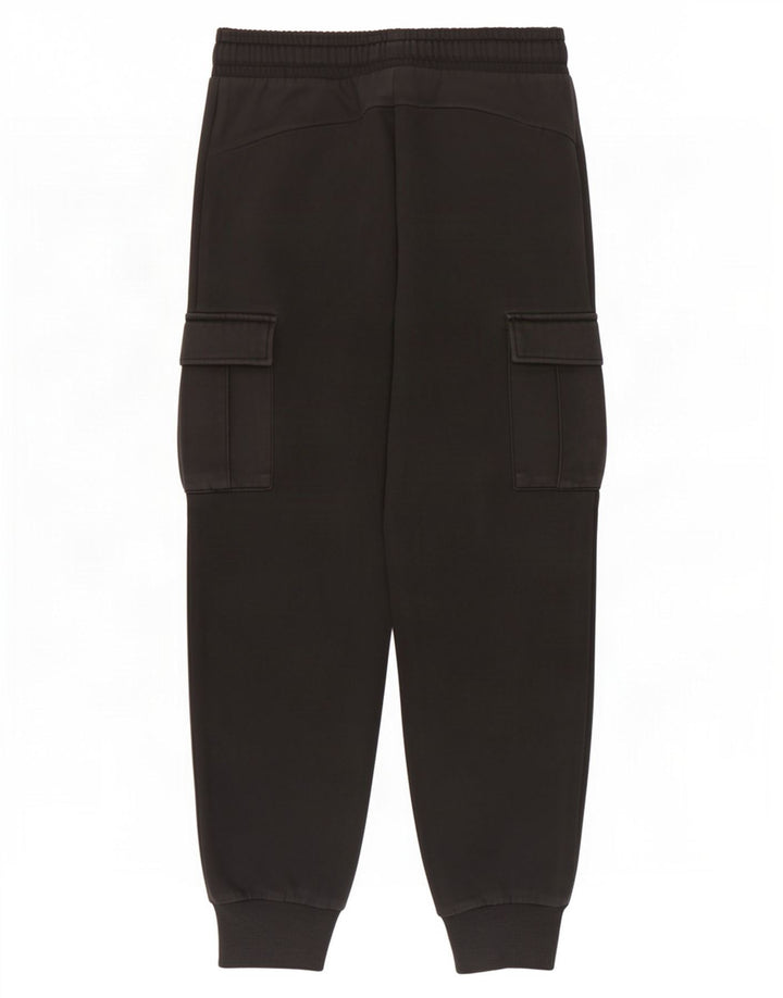 Pantaloni de trening Puma Cargo pentru bărbați Joggeri, bumbac mediu negru