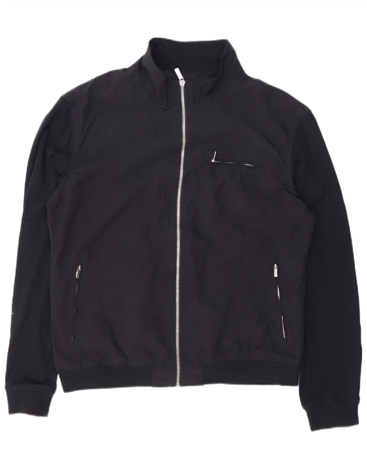 Bomber pentru bărbați Zara UK 42 XL Poliester negru
