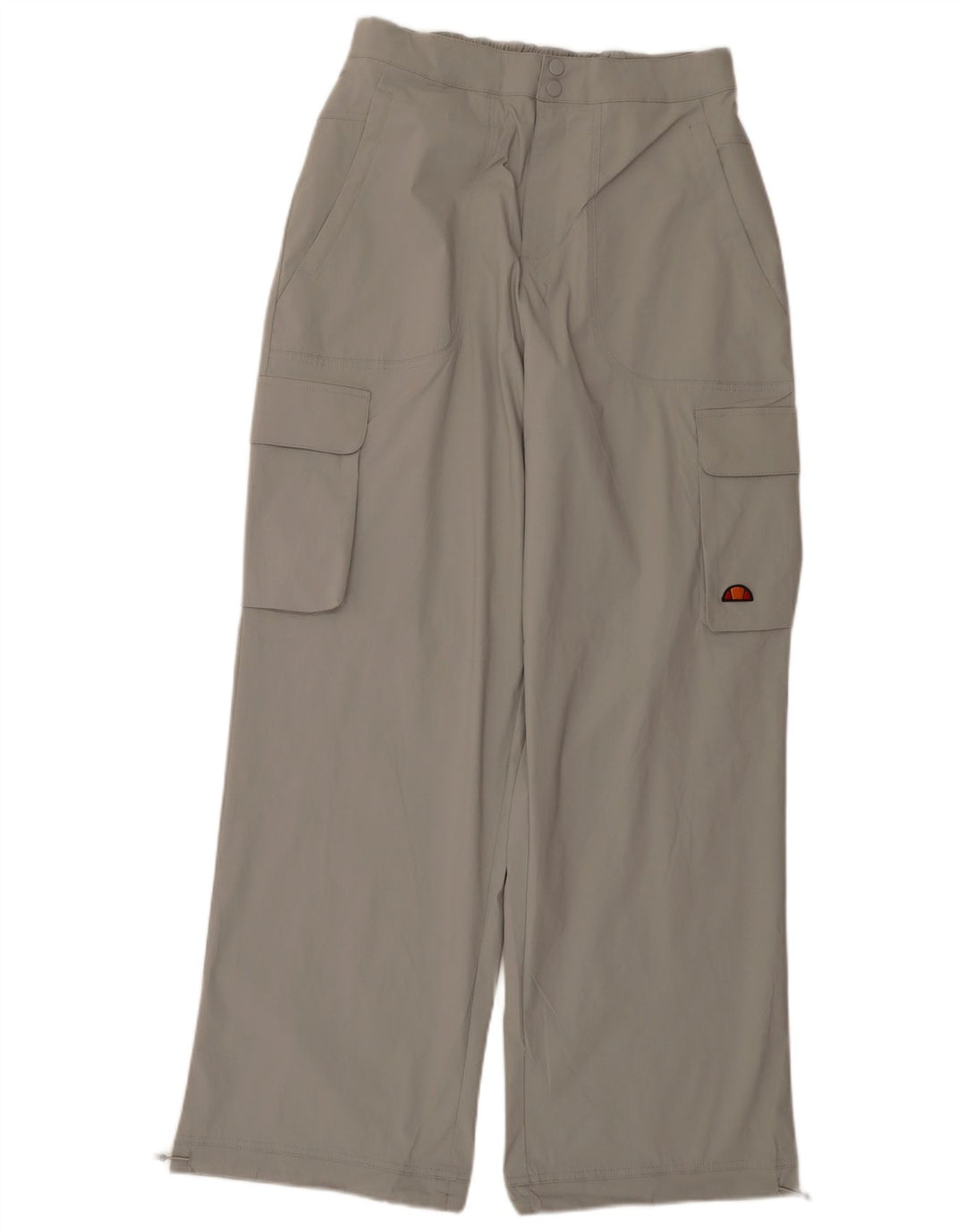 ELLESSE Pantaloni cargo cu talie înaltă pentru femei UK 14 Medium W30 L31 Gri
