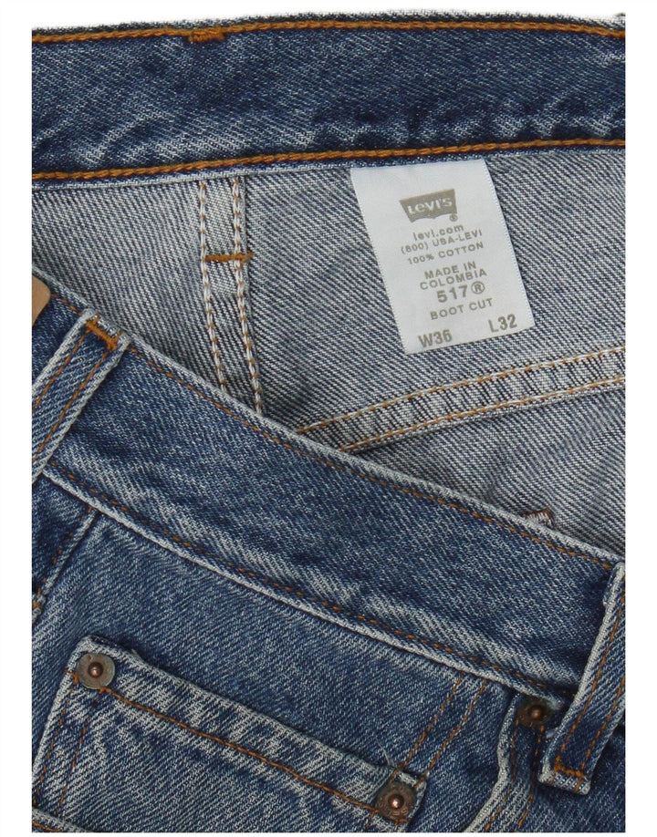 Blugi Levi's 517 Bootcut W36 L32 Bumbac albastru