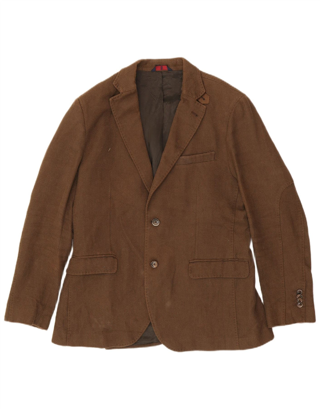 MASSIMO DUTTI Jachetă pentru bărbați cu 2 nasturi, UK 38, viscoză maro medie