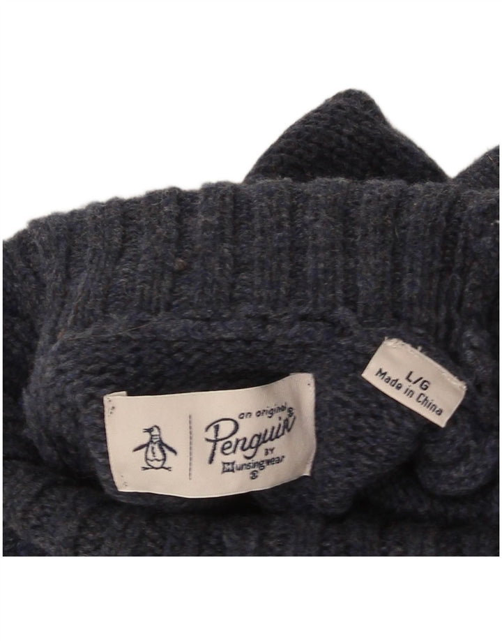 Pulover cu gât rulat pentru femei Penguin UK 16 Mare bleumarin