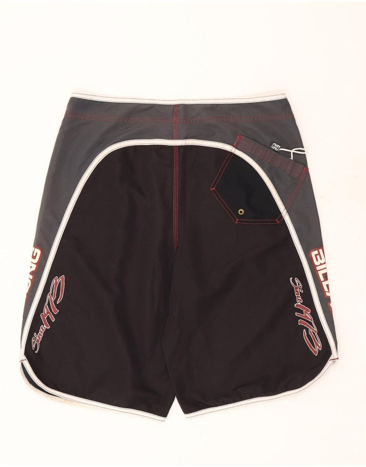 Pantaloni scurți de înot grafic pentru bărbați Billabong, mari, negru, poliester color bloc