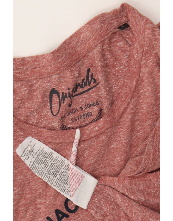 Tricou cu grafic Jack & Jones pentru bărbați Top mare din poliester cu pături maro