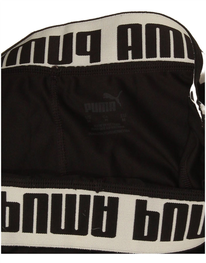 Leggings grafic Puma Fete 11-12 Ani Mediu Negru