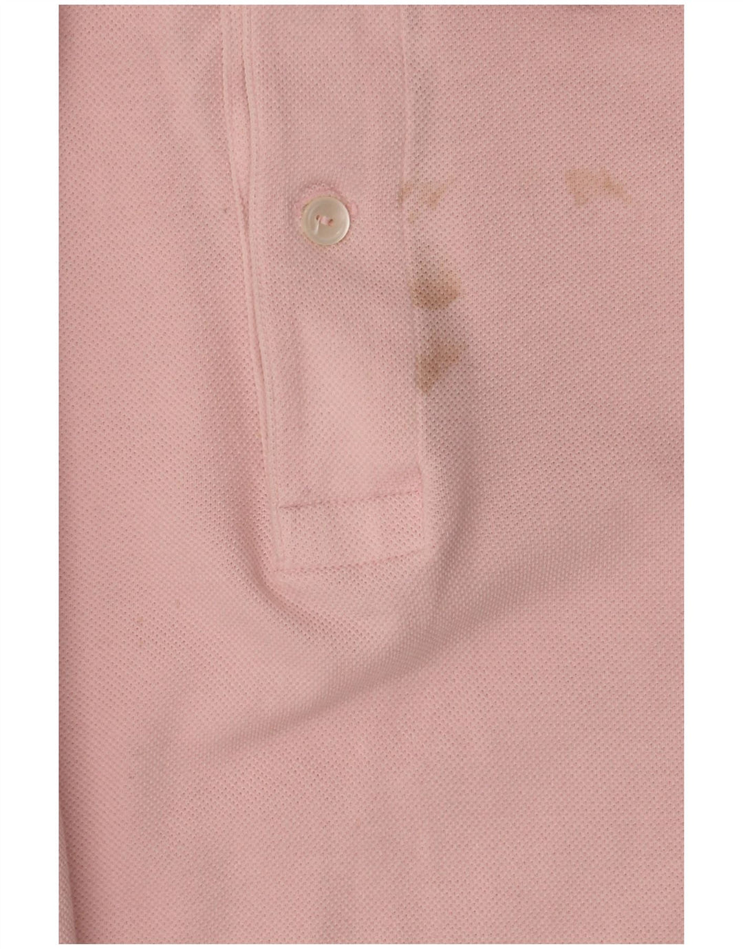 Tricou polo Lacoste pentru bărbați, mărimea 4, bumbac roz mediu
