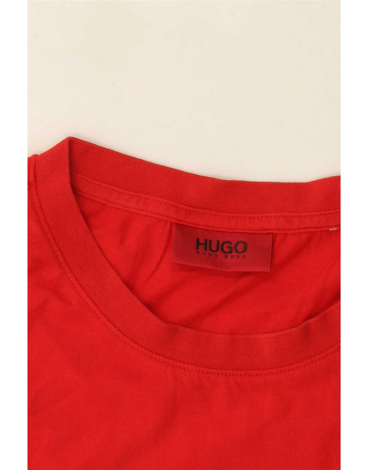 Tricou grafic pentru bărbați Hugo Boss Top mic roșu