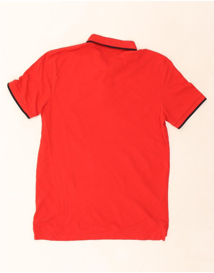 Tricou polo Hugo Boss pentru bărbați, bumbac roșu mediu
