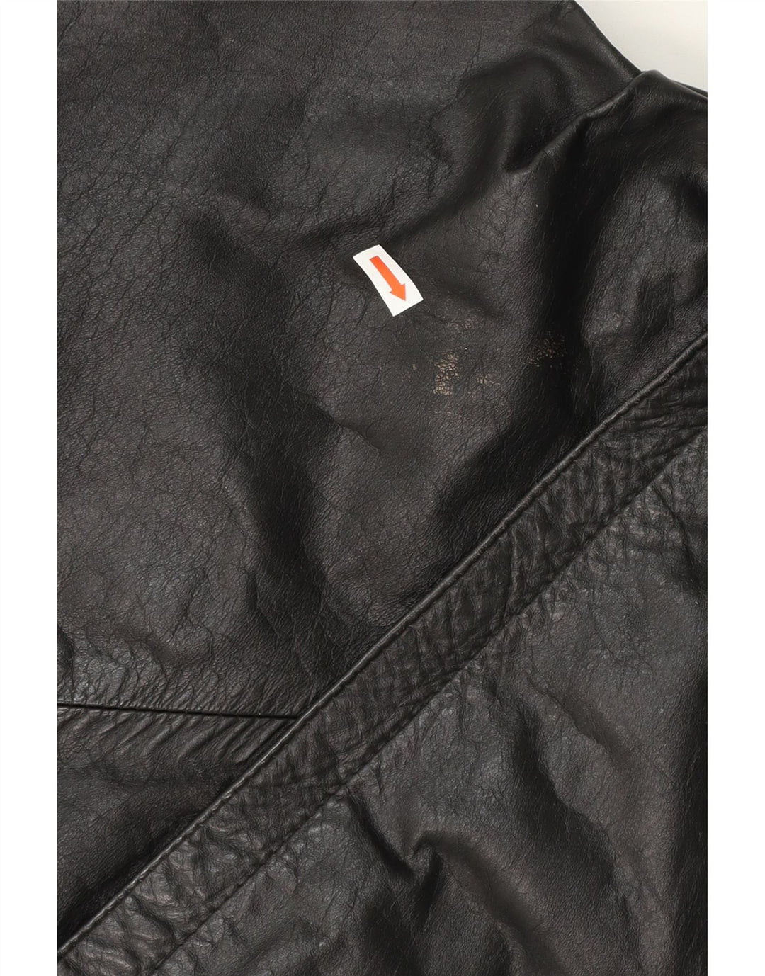 VINTAGE Womens Oversized Bomber Jacket UK 10 Small Black Vintage Vintage and Second-Hand Vintage from Messina Hembry 