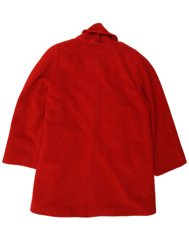 Pardesiu vintage pentru femei IT 47 XL Lână roșie