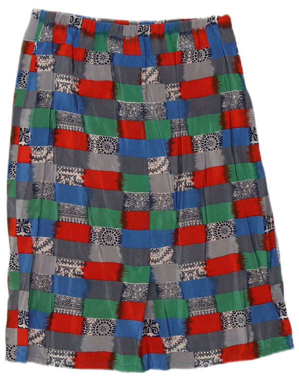 Fusta Dreaptă Vintage Femei W30 Mediu Multicolor Geometric