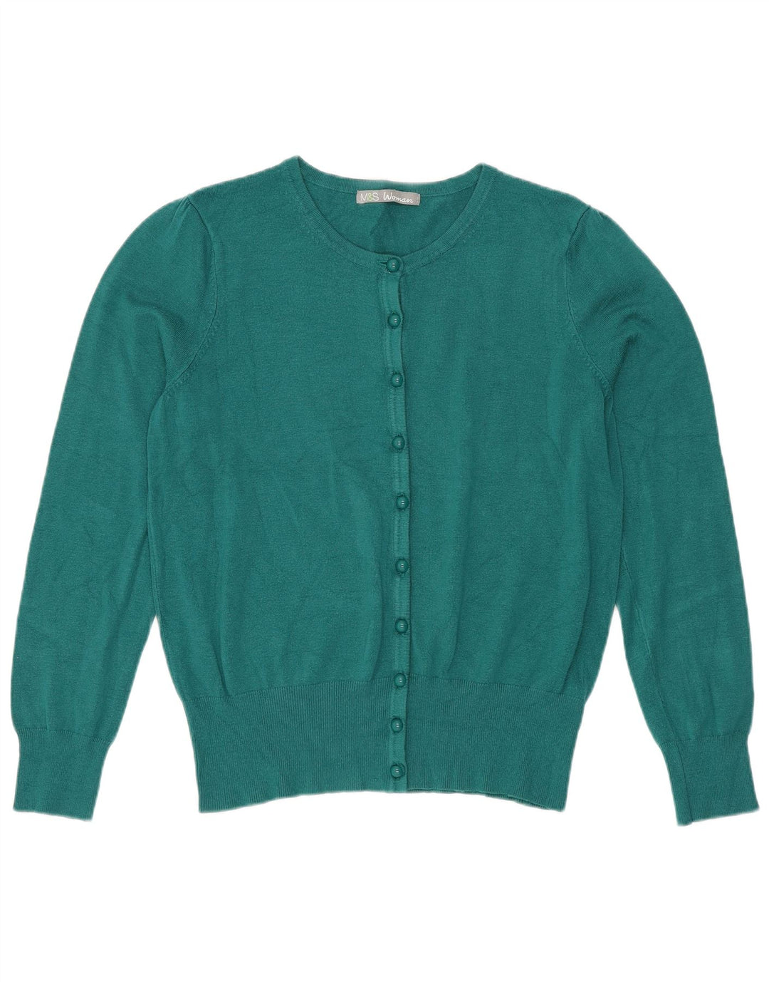 Pulover cardigan pentru femei Marks & Spencer UK 14 Medium Green Viscose