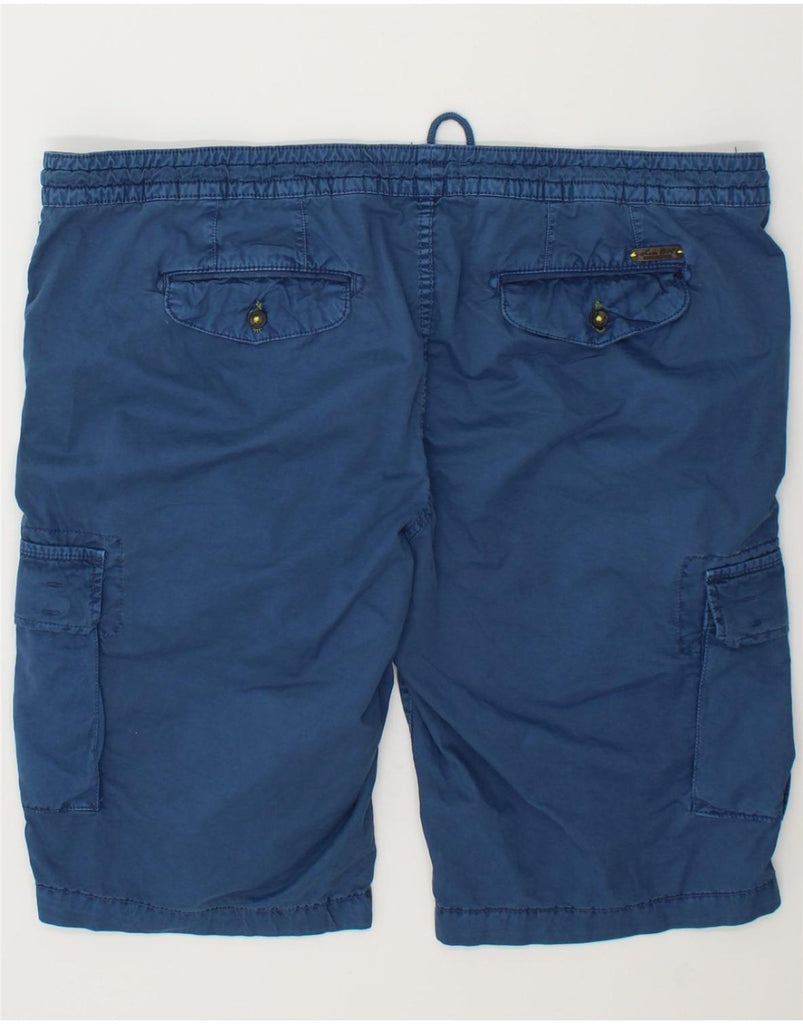 CANDA Womens Cargo Shorts W50 4XL Blue Cotton Vintage Canda and Second-Hand Canda from Messina Hembry 