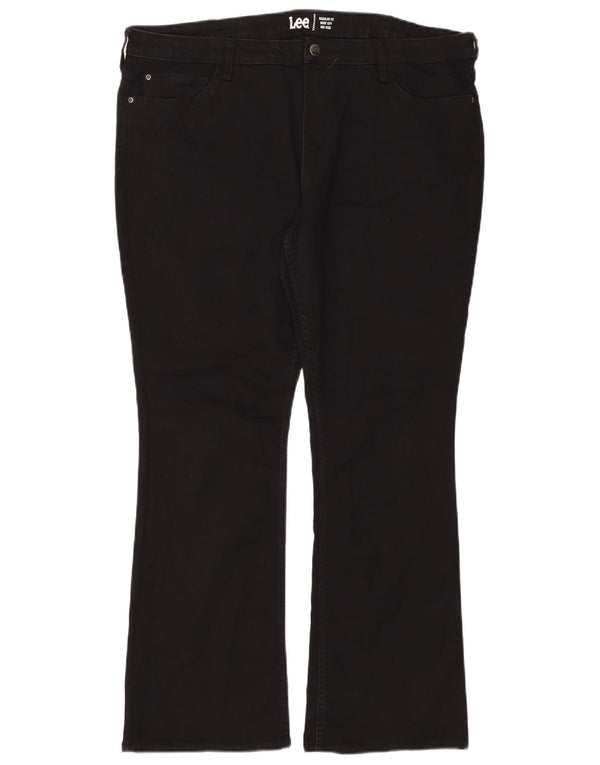 Blugi Lee pentru femei cu talie medie cu talie medie US 22 3XL W44 L31 Negri