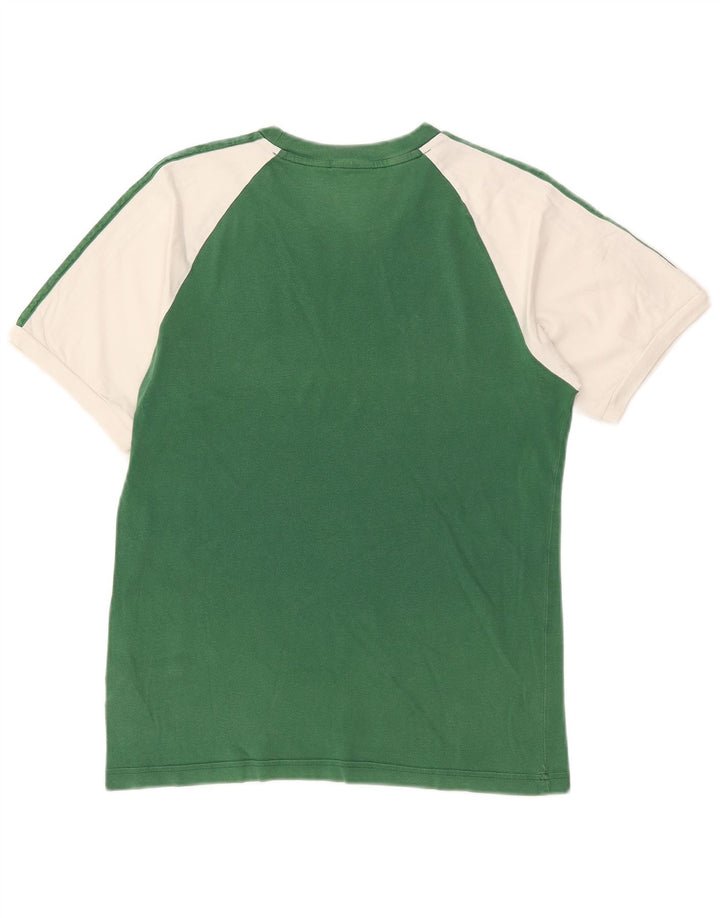 Tricou pentru bărbați Adidas Top Mic Verde Poliester Colorblock