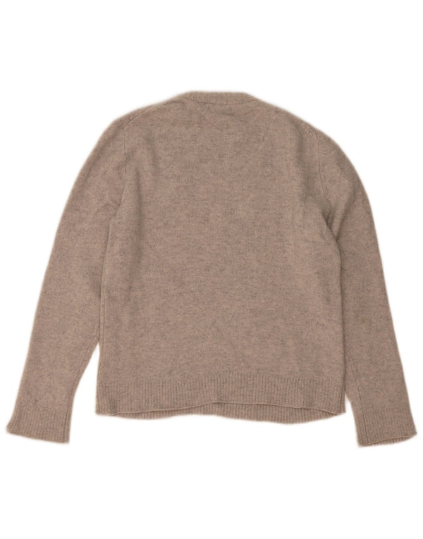 Pulover Massimo Dutti pentru damă, cu gâtul rotund, 14 UK 14 Medium Gri Pete