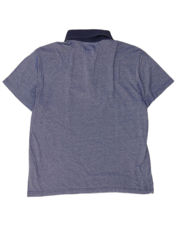 Tricou polo Henry Cottons pentru bărbați, bumbac albastru mediu