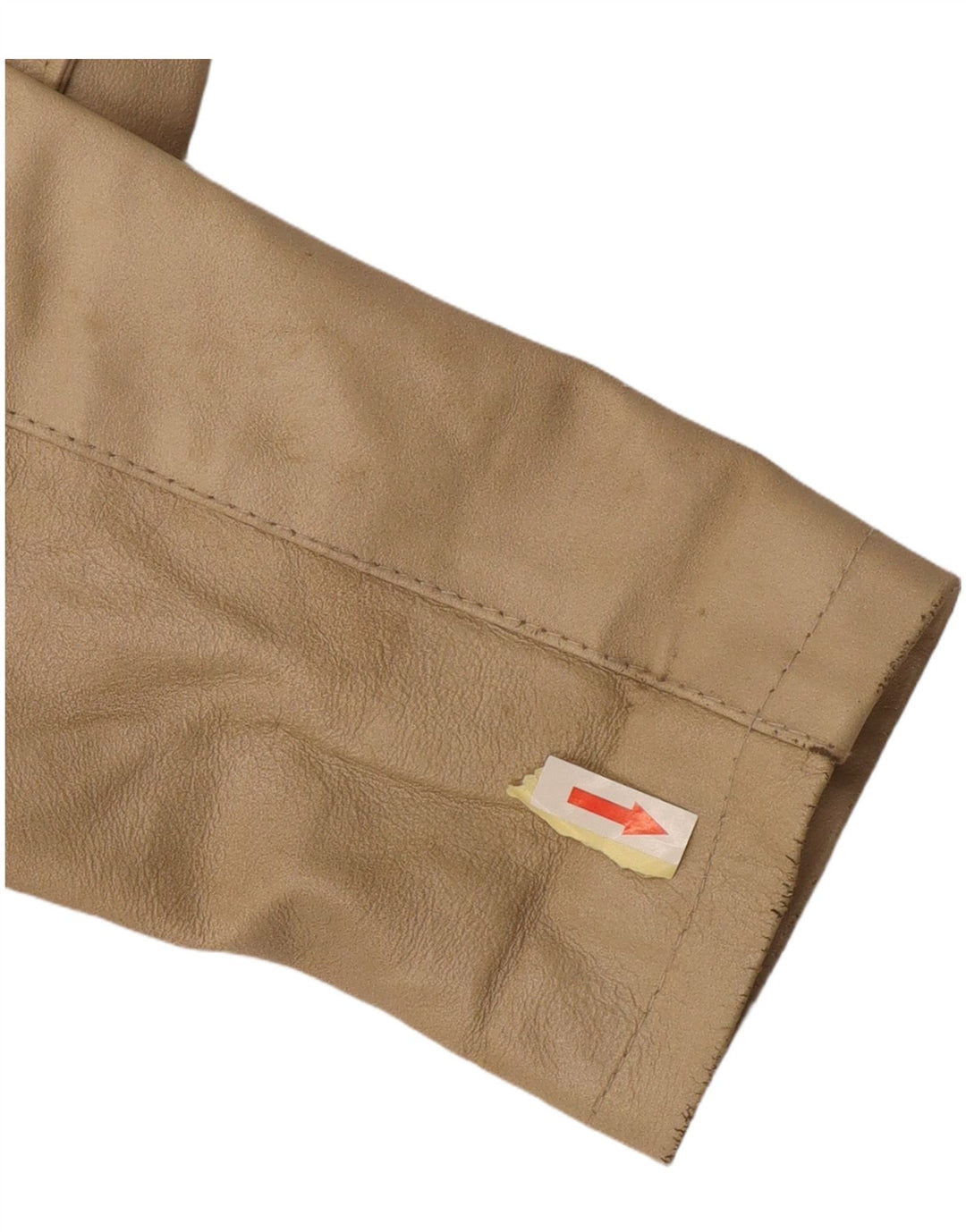 Jachetă de piele Viamaestra pentru femei UK 12 Medium Beige Piele