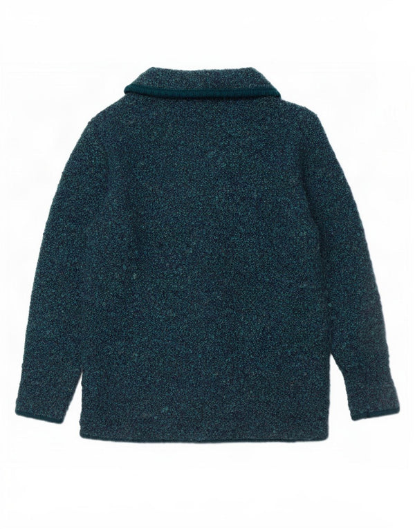 Pulover cardigan pentru femei Casamia UK 10 Mic albastru cu pete acrilice