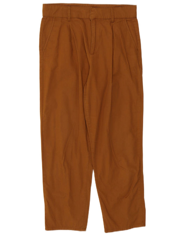 Pantaloni chino pentru femei cu talie înaltă Zara, mari L30 L27 maro
