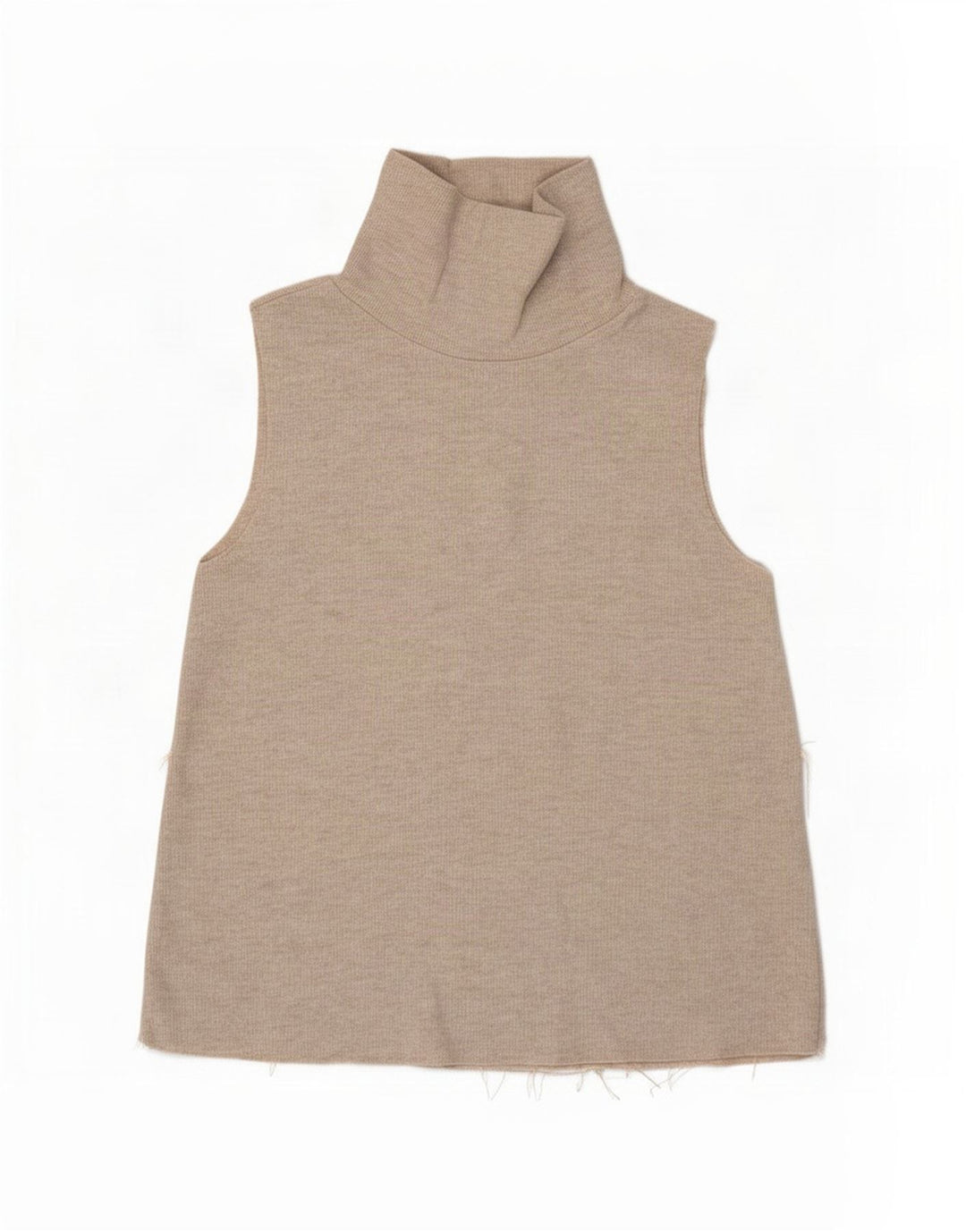 Vest Vest Top Femei Zara UK 12 Medium Bej Poliester