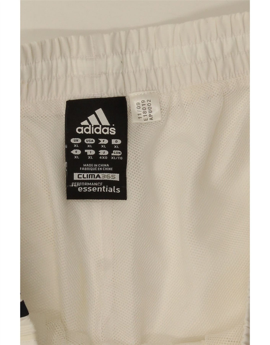 Pantaloni scurți sport pentru bărbați Adidas Clima 365 XL, alb, poliester