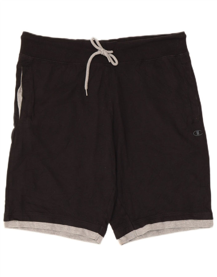 Pantaloni scurți sport Champion pentru bărbați XL, bumbac negru