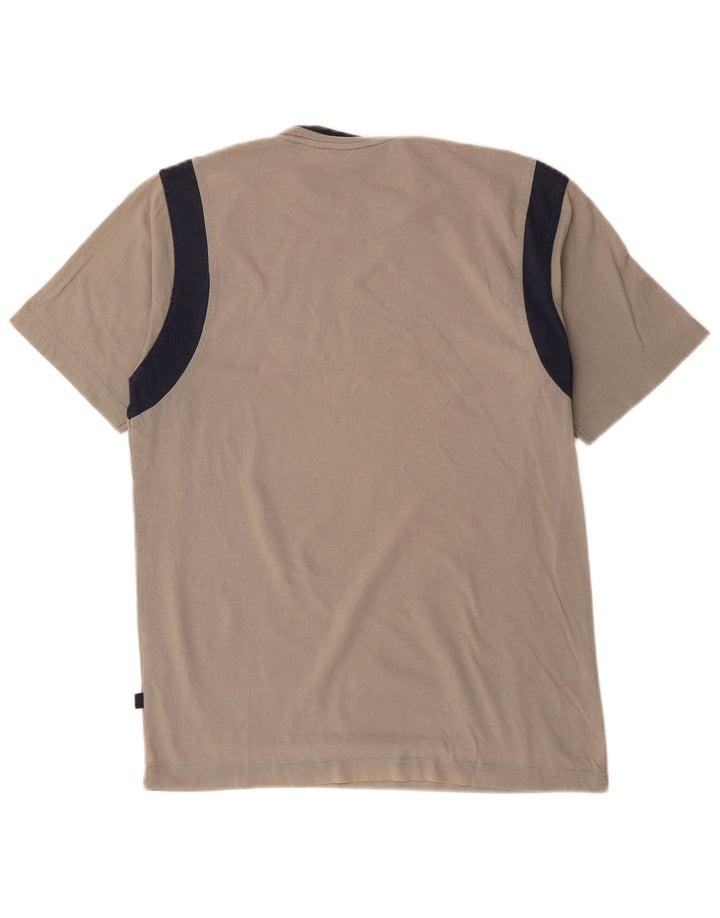 Tricou grafic Asics pentru bărbați Top mic, gri, bumbac color bloc