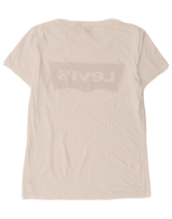 Tricou grafic Levi's pentru femei Top UK 6 XS Alb