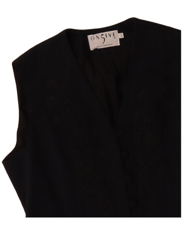 Jachetă SPORTSTAFF pentru femei cu 6 nasturi IT 44 Medium Bleumarin Paisley