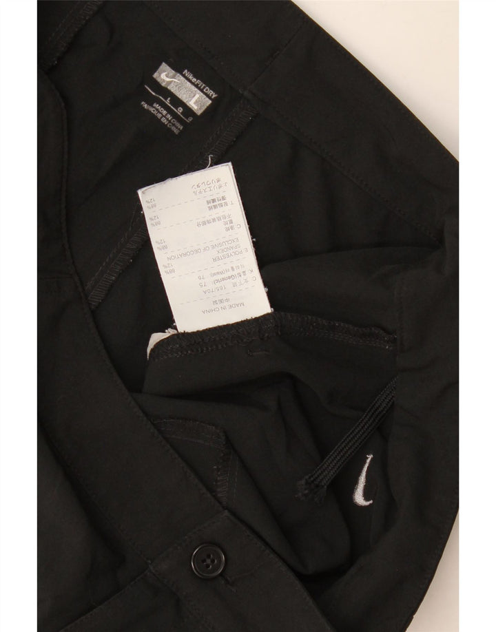 Pantaloni scurți casual Nike pentru femei, mari W32, poliester negru