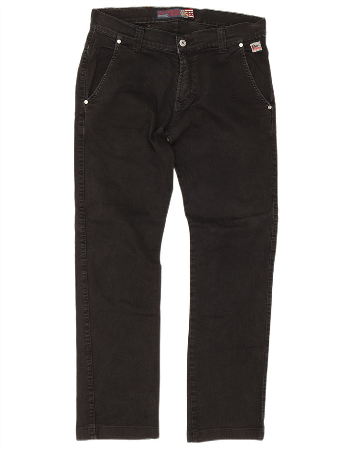 Blugi drepte pentru bărbați Roy Rogers W33 L30 bumbac negru
