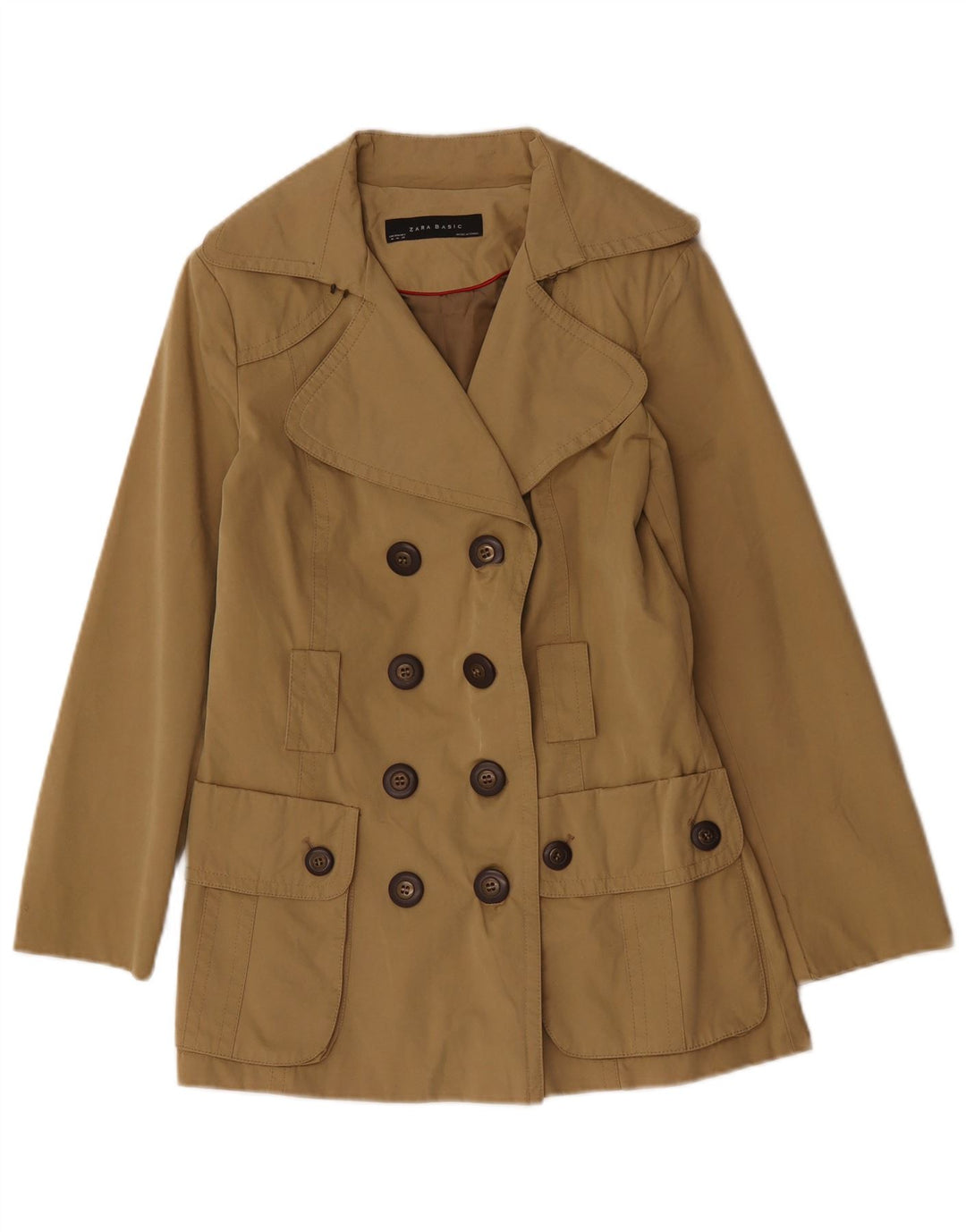 Trench pentru femei Zara UK 14 Medium Khaki