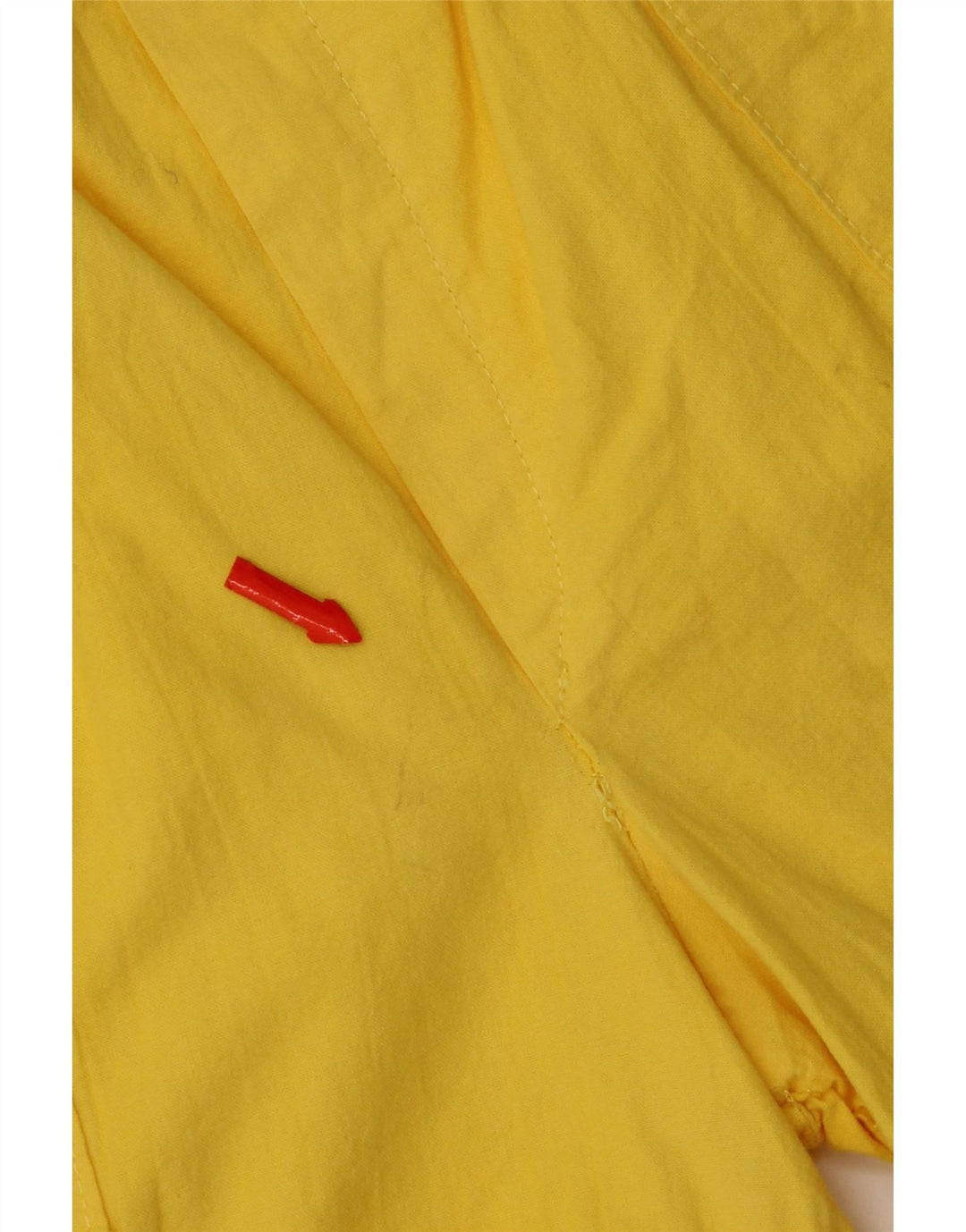Pantaloni scurti cargo vintage pentru femei W28 galben mediu
