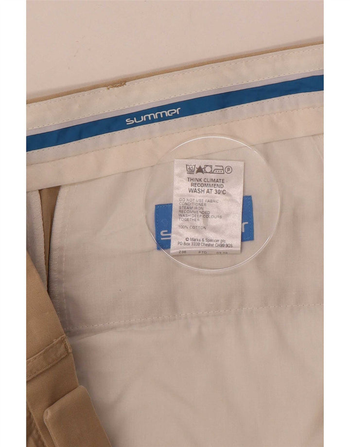 Pantaloni de costum pentru bărbați Marks & Spencer L36 L29 bej