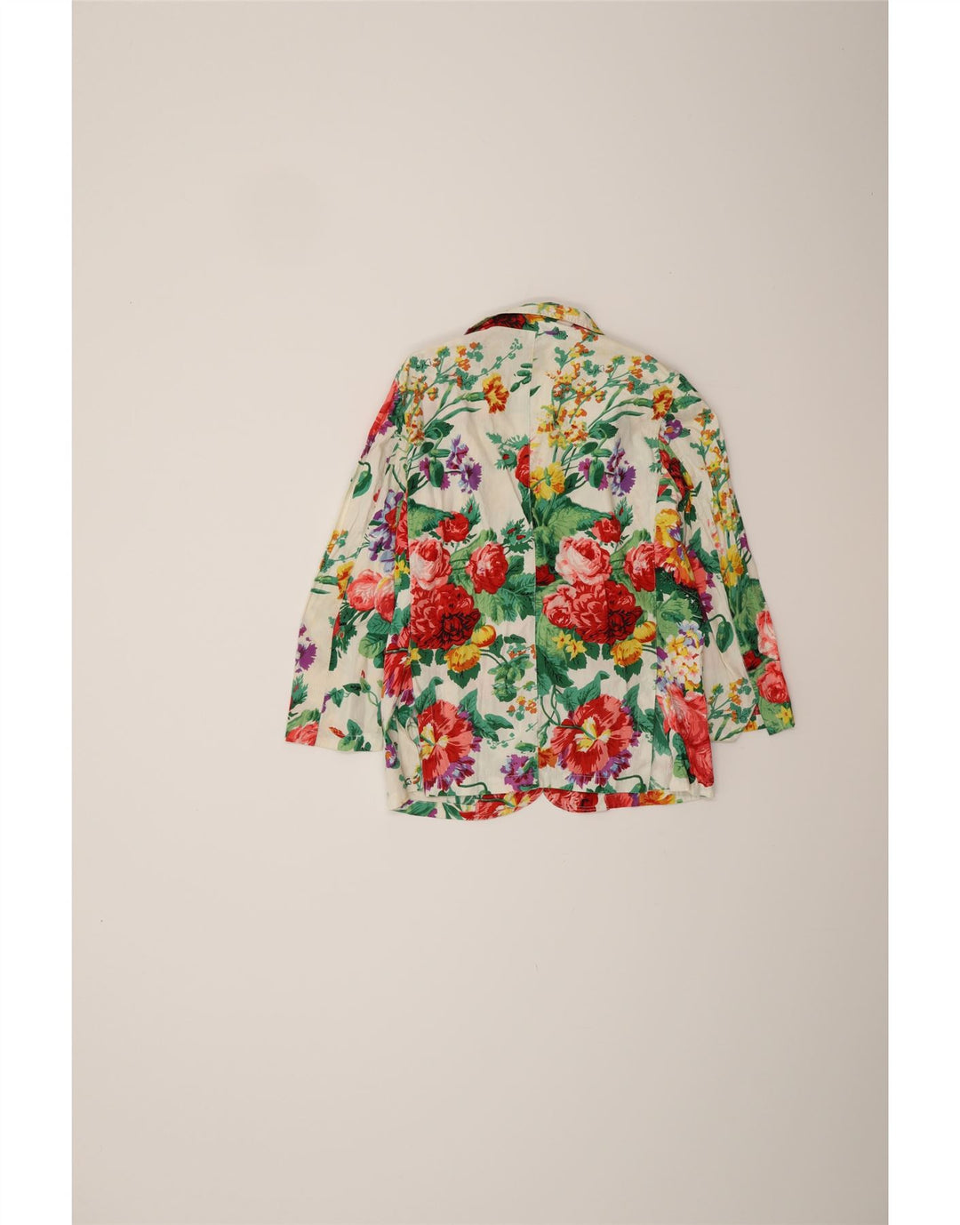 Jachetă vintage pentru femei cu mâneci 3/4 IT 34 2XS, multicoloră, florală