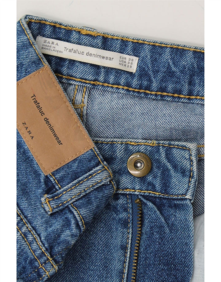 ZARA Womens Capri Jeans EU 38 Small W28 L22 Blue Vintage Zara and Second-Hand Zara from Messina Hembry 