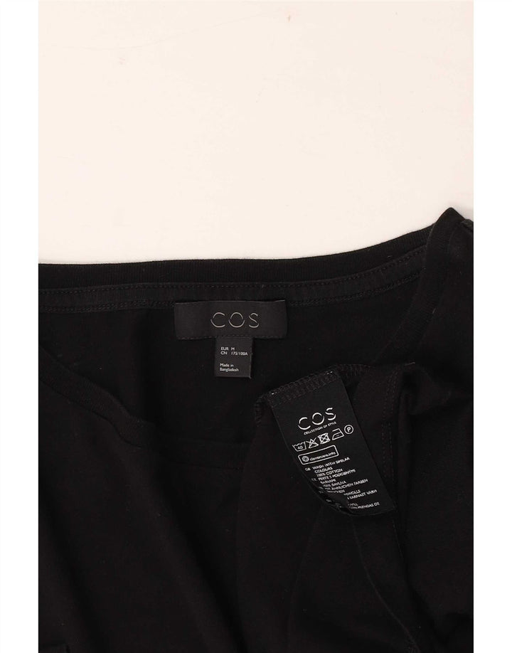 Tricou pentru bărbați Cos Top Mediu Negru Bumbac