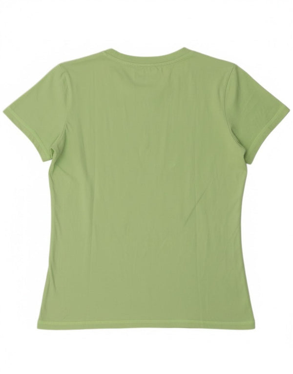 Tricou grafic Kappa pentru femei Top UK 14 mare bumbac verde